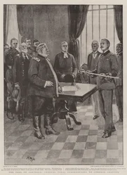 Der Fall von Santiago, General Toral kapituliert vor General Shafter
